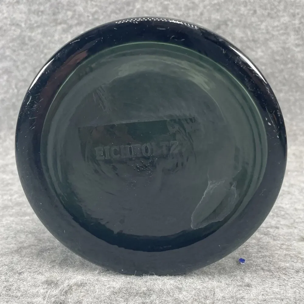 Vintage 2000s Eichholtz Of Ámsterdam Art Glass Vase Smoke Gray Cylindrical